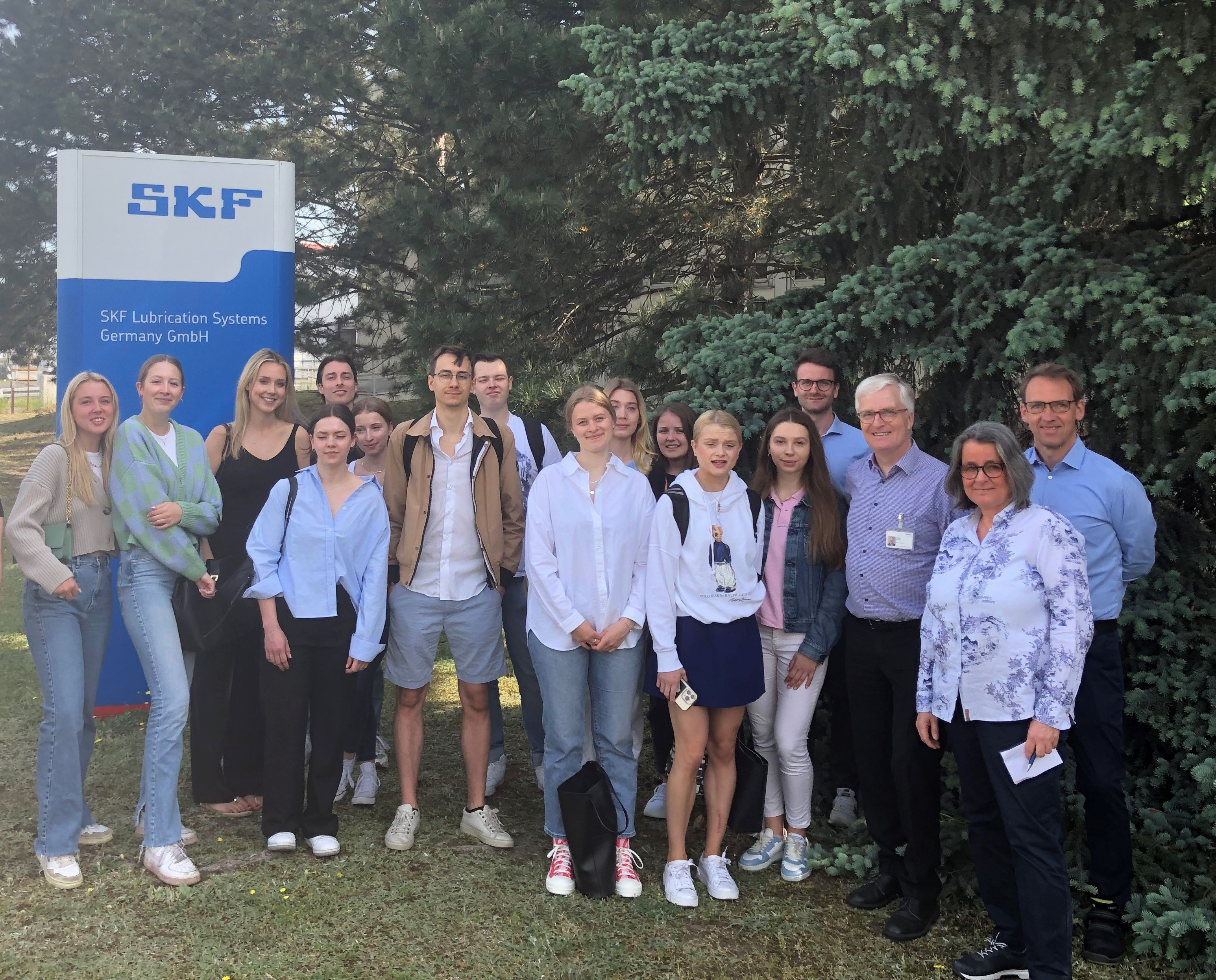 Erfolgreiche Abschlusspräsentation beim Kooperationspartner SKF